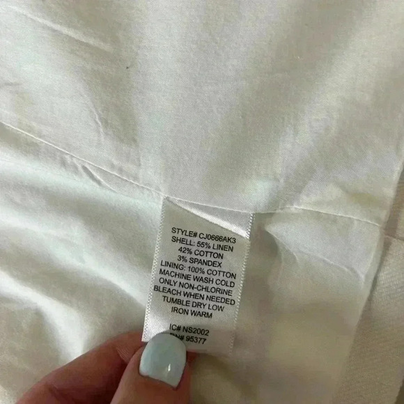 Sanctuary Linen Blend Double Breasted White Blazer Size XS GORGEOUS - Picture 3 of 7